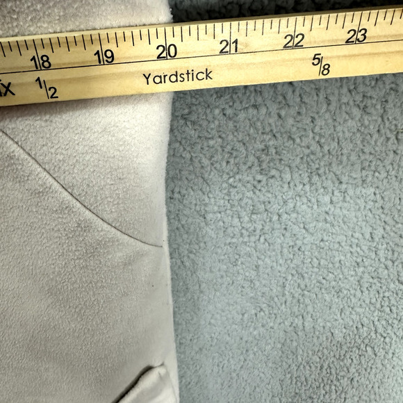 Thakoon Collective Trench Coat Womens Small Ivory Wool Blend Pocket Front Luxury - Picture 7 of 7